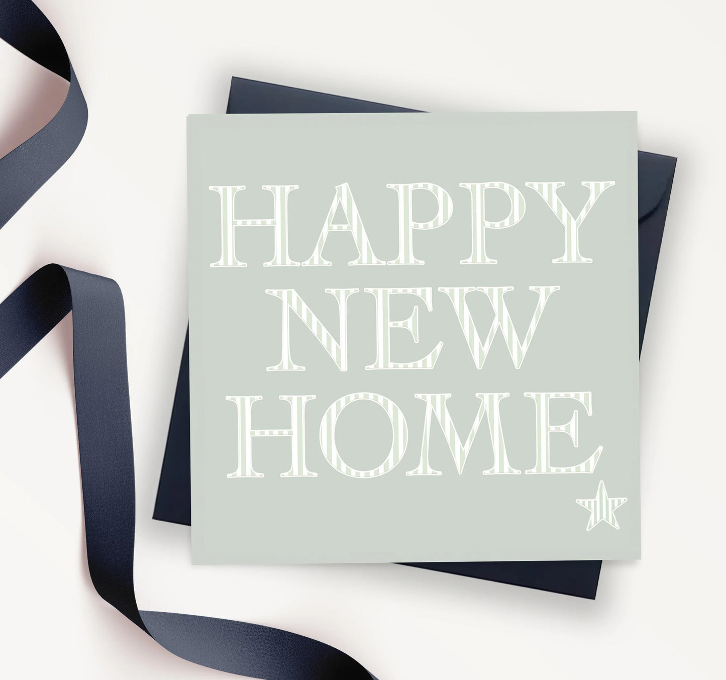 Happy New Home Letters Greeting Card-Perfect New Home Greeting Card