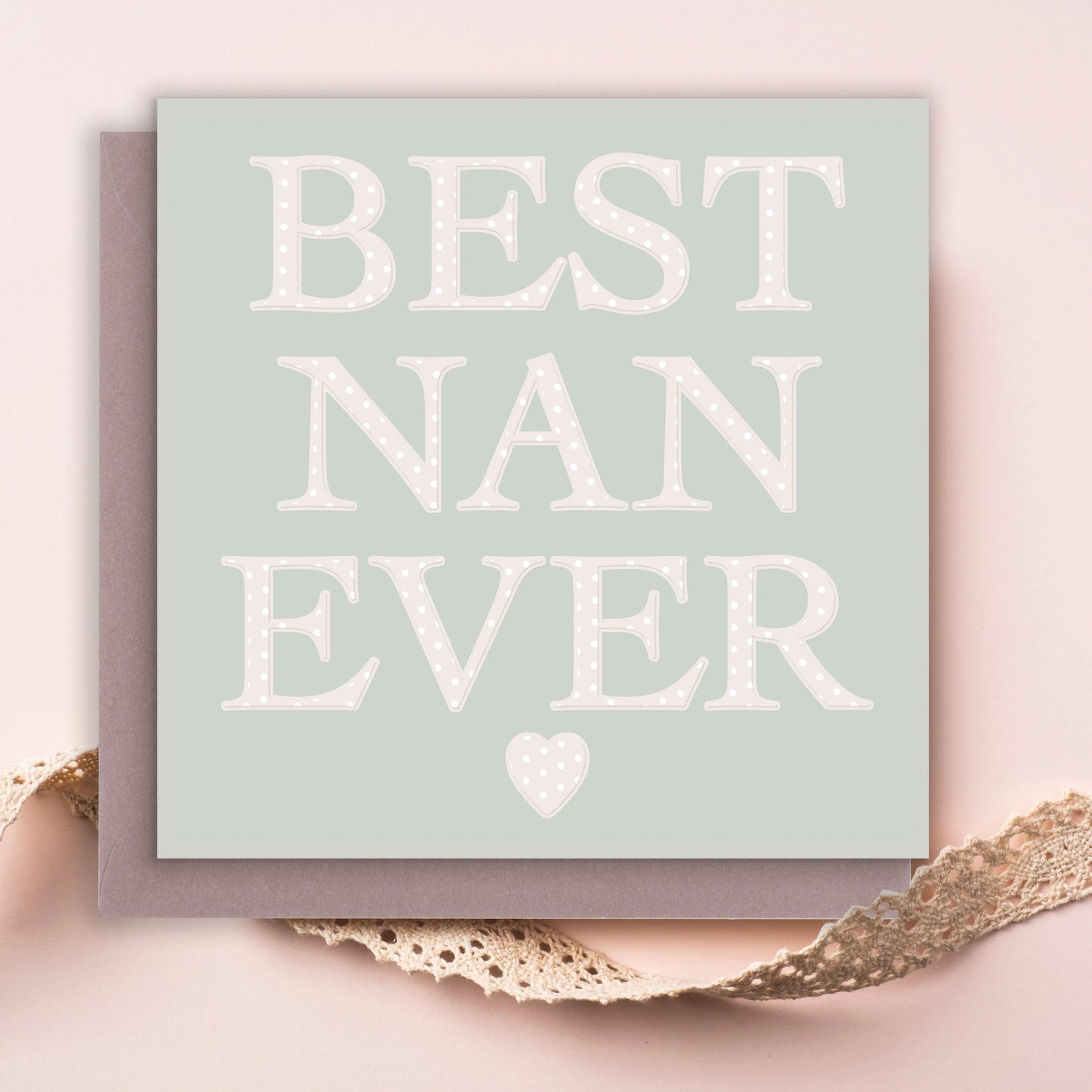 Birthday Nan Letters Greeting Card-Perfect Nan Birthday Greeting Card