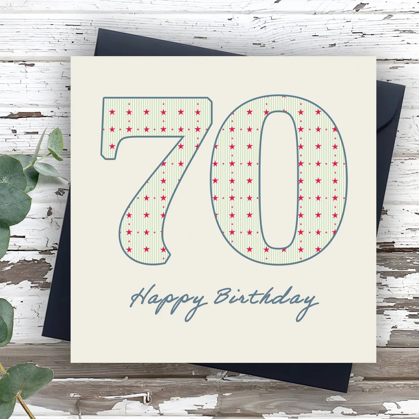 Aged 70 Greeting Card-Perfect Male 70th Birthday Greeting Card