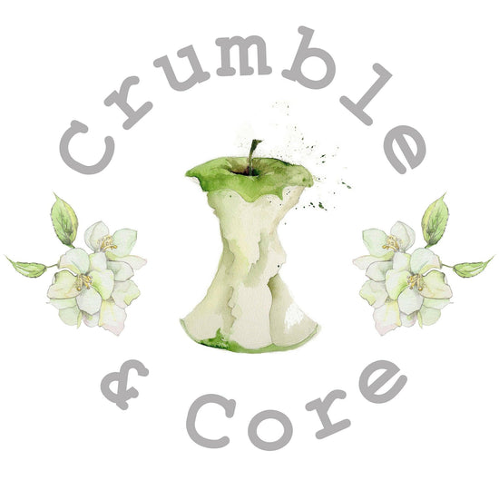 Hand Finished Ceramic Framed Tile Print - Flowers & Wellies Design - Home Decor - Gifts for Her - Crumble and Core