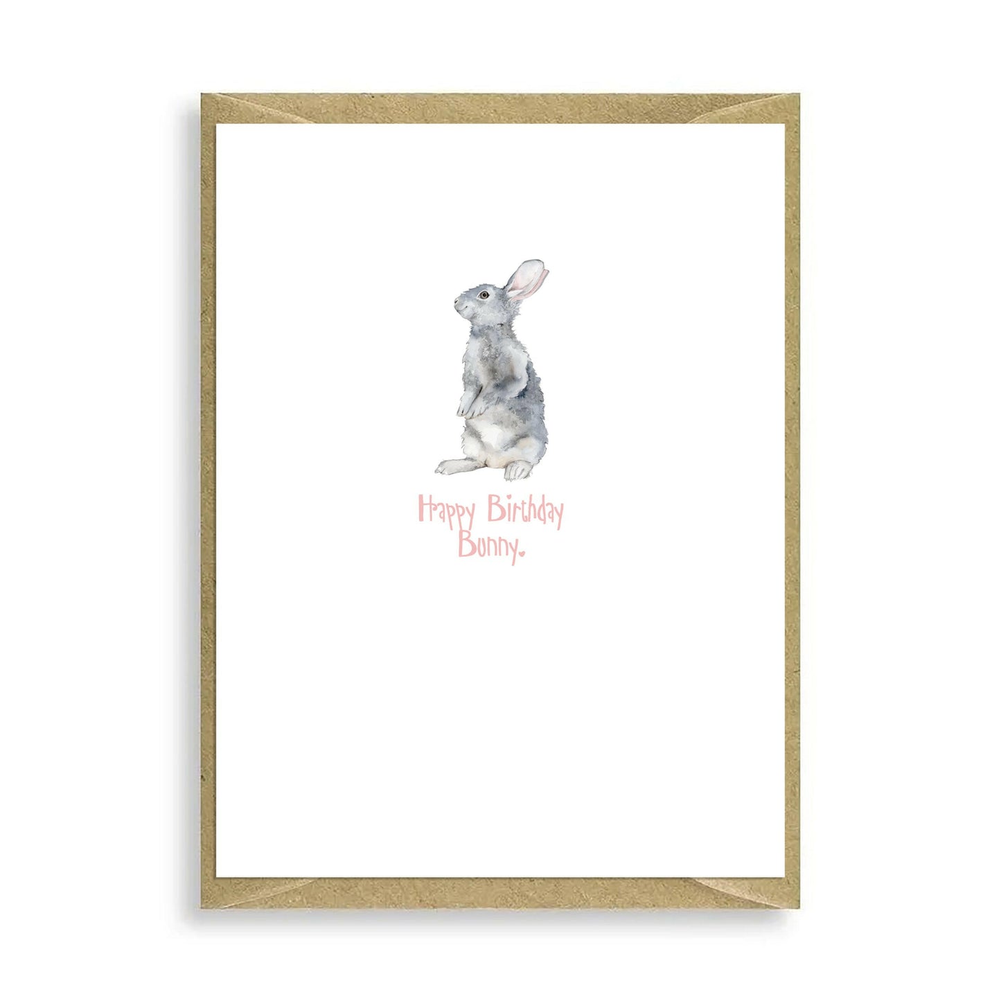 Bunny Happy Birthday Bunny Mini Card Greeting & Note Cards Crumble and Core   