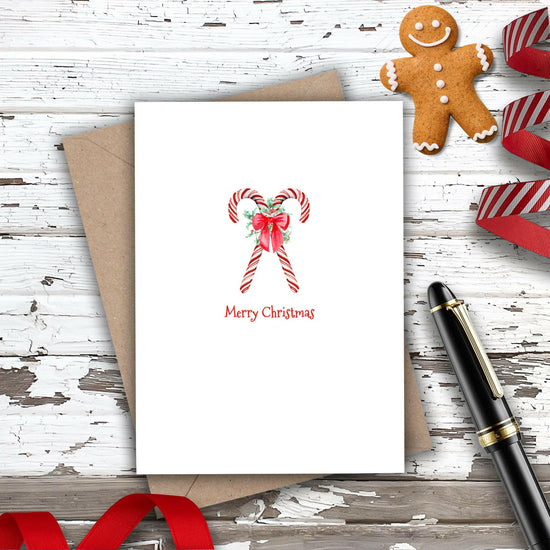 Christmas Candy Cane Mini Card