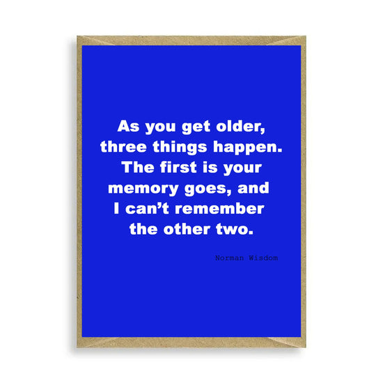 As You Get Older Mini Card Greeting & Note Cards Crumble and Core   