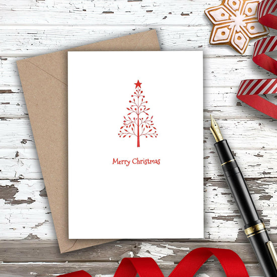 Christmas Nordic Tree Mini Card