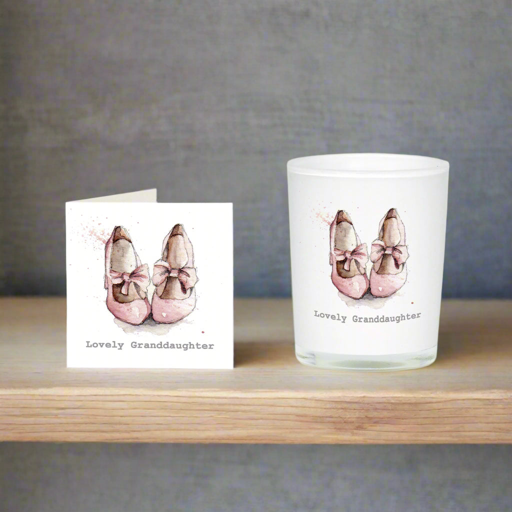 Granddaughters Boxed Candle and Card - Perfect Gift for Little Girls