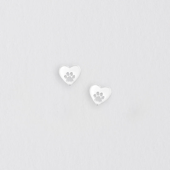 Boxed Happy Birthday Dog Silver Earring Card Earrings Crumble and Core   