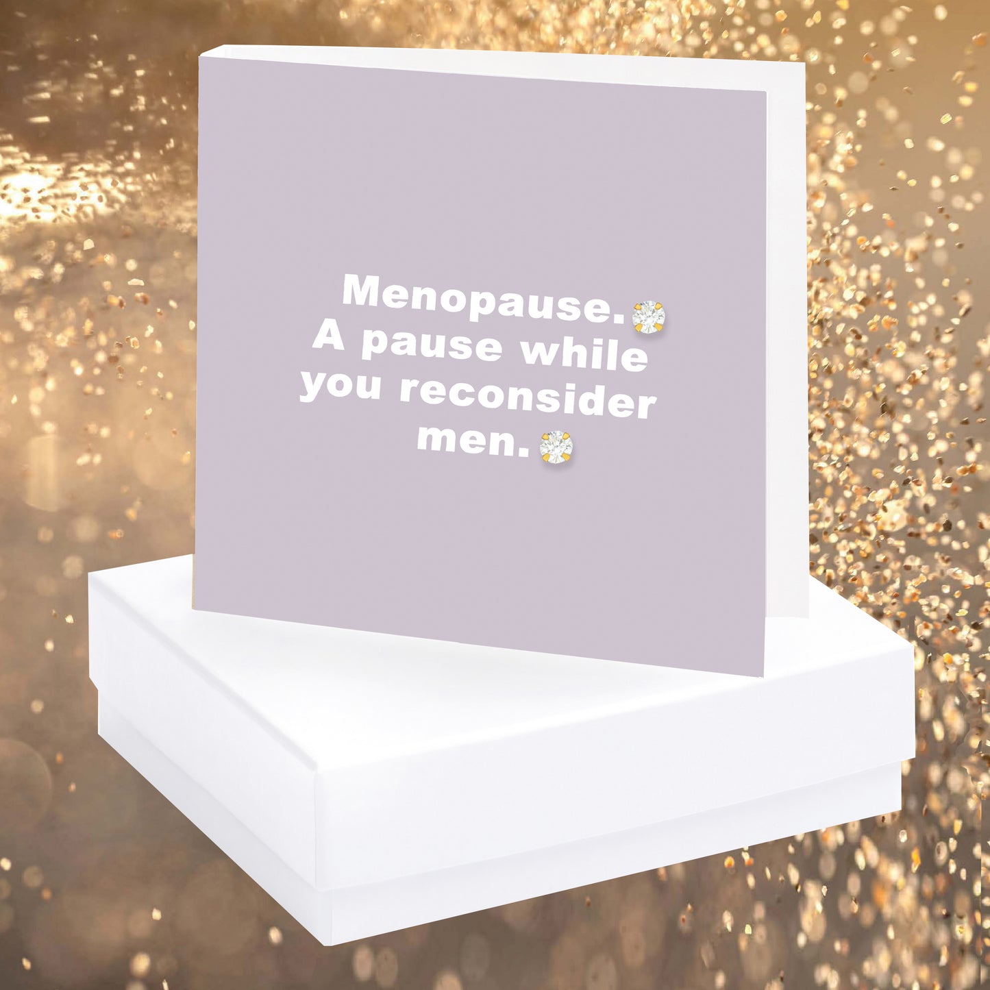 Menopause Quote Earring Card