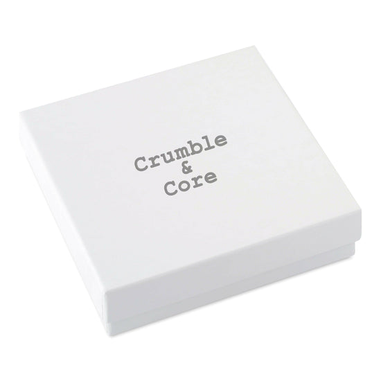 Load image into Gallery viewer, a white box with the words crumble and core printed on it
