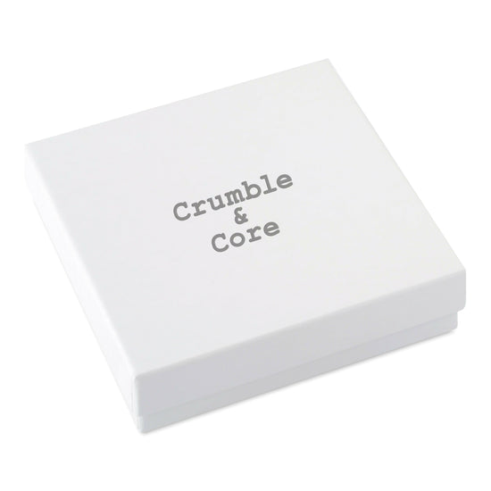 Load image into Gallery viewer, a white box with the words crumble and core printed on it

