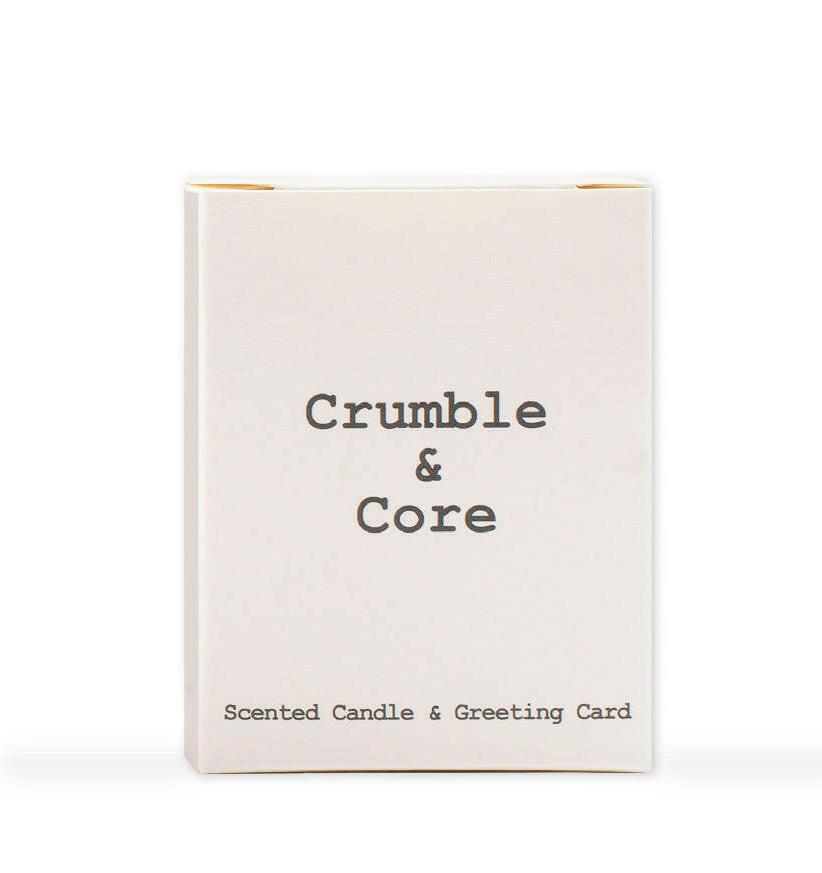 Moon and Star Candle with Matching Card - Perfect Sympathy Gift - Crumble and Core