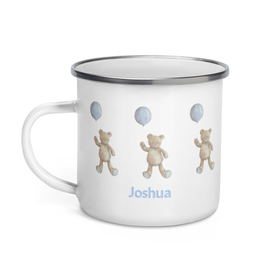 Personalised Children's Enamel Mug - Boys Gift