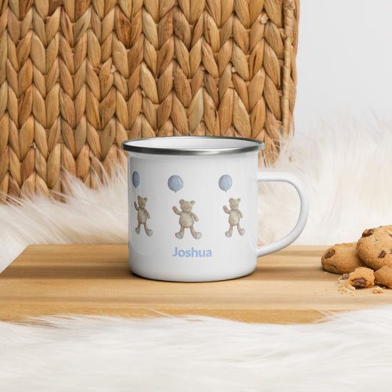 Personalised Children's Enamel Mug - Boys Gift