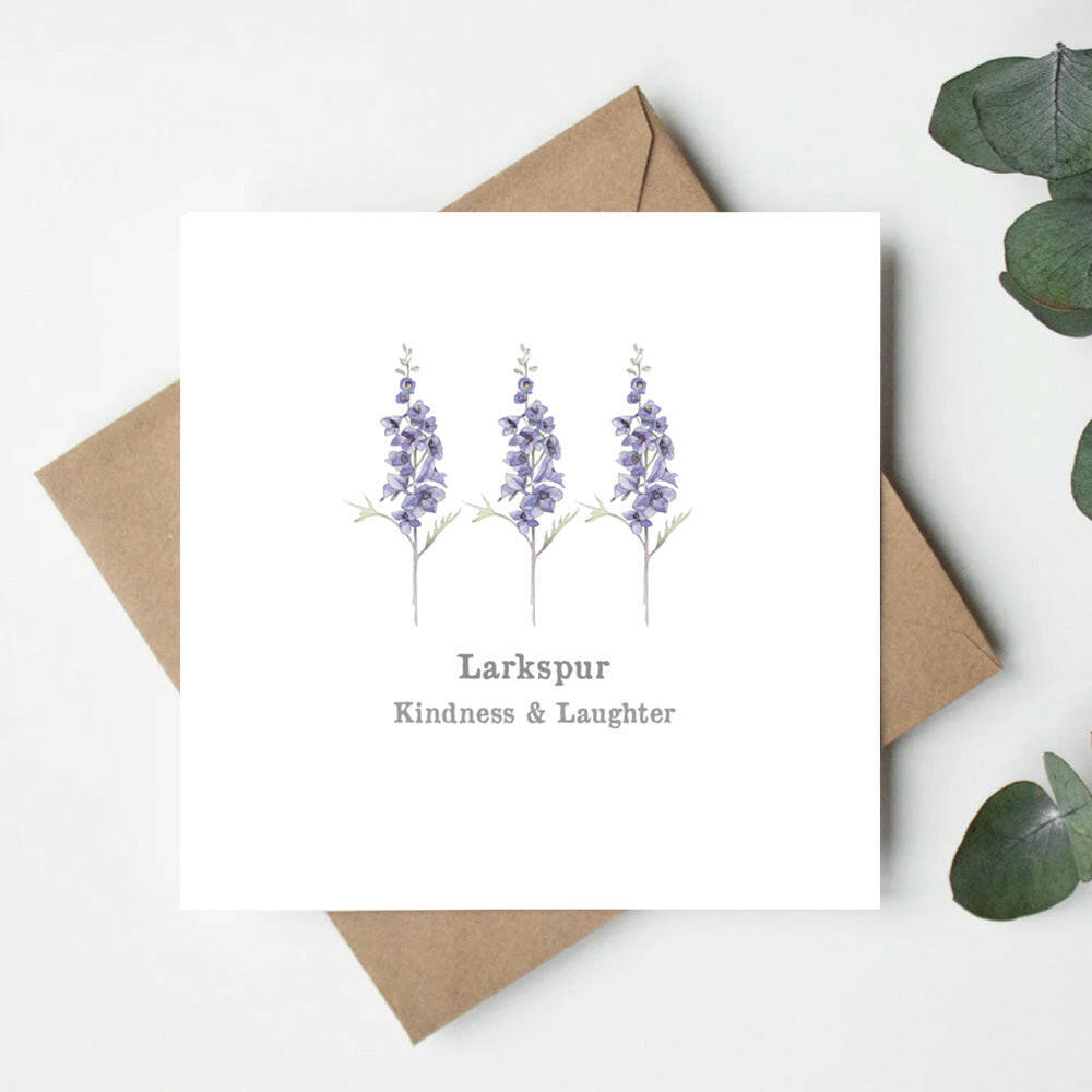 Larkspur Card Greeting & Note Cards Crumble and Core   