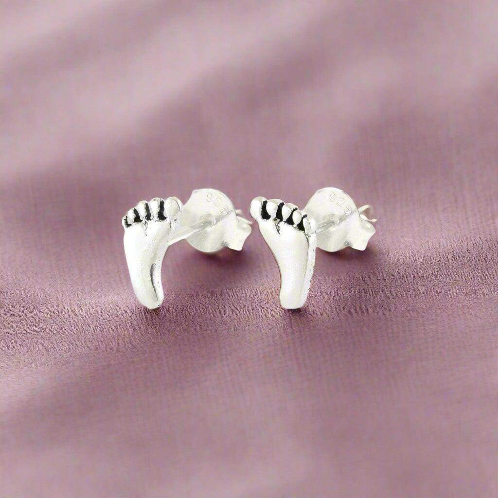 Silver Stud Earrings – Hypoallergenic Sterling Silver Dainty Studs for Sensitive Ears - Crumble and Core