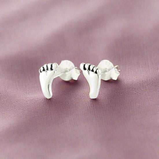 Silver Stud Earrings – Hypoallergenic Sterling Silver Dainty Studs for Sensitive Ears - Crumble and Core