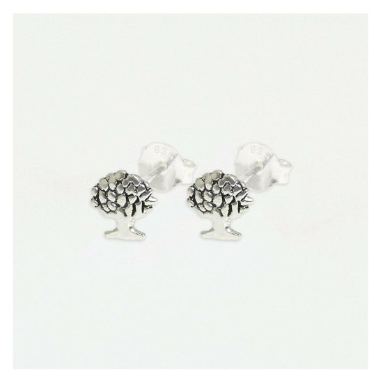 Load image into Gallery viewer, Tree of Life Silver Ear Studs Earrings Crumble and Core   
