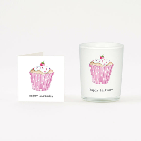 Cupcake Boxed Candle and Card Candles Crumble and Core   