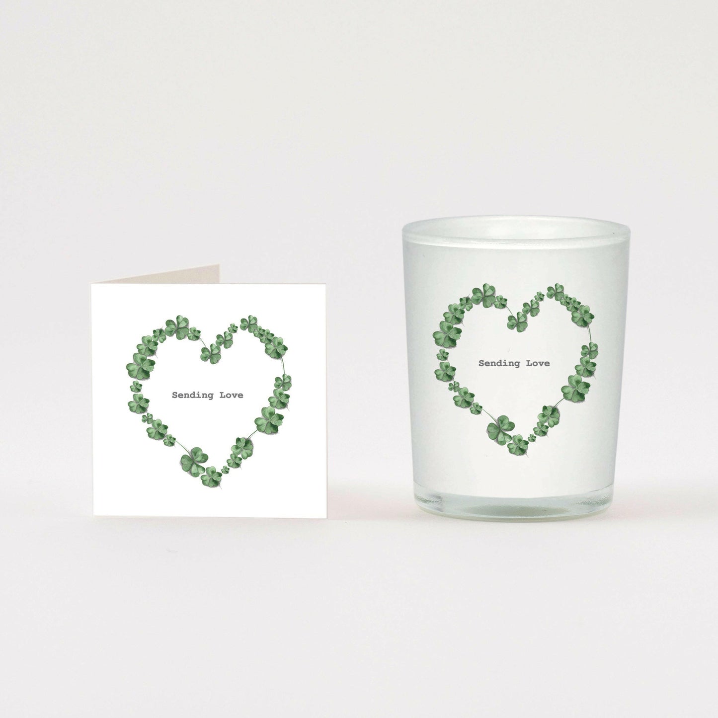 Shamrock Boxed Candle and Card Candles Crumble and Core   