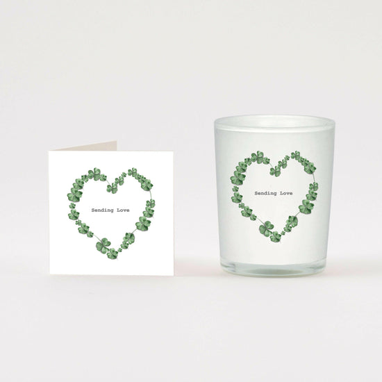 Shamrock Boxed Candle and Card Candles Crumble and Core   