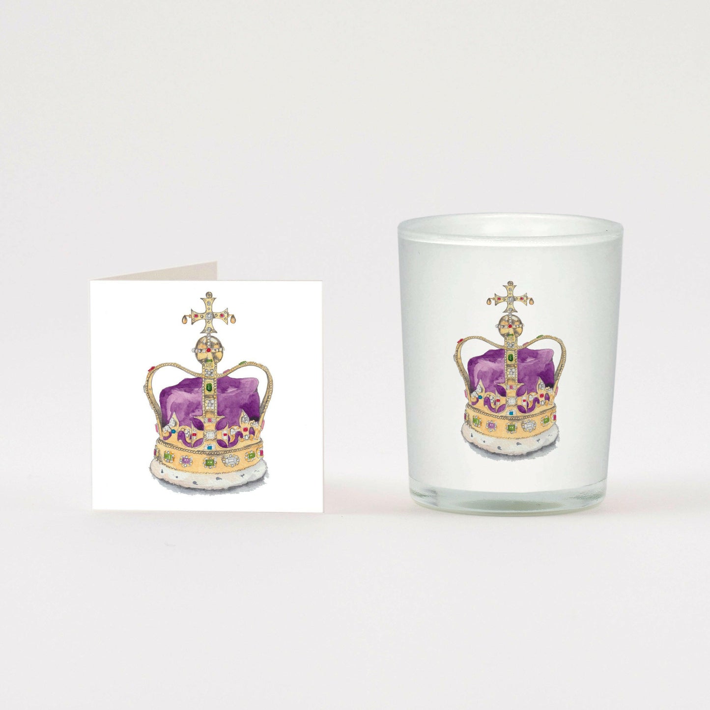 Coronation Crown Candle and Card Candles Crumble and Core   