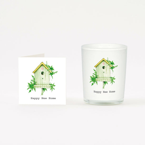 New Home Birdhouse Boxed Candle and Card Candles Crumble and Core   