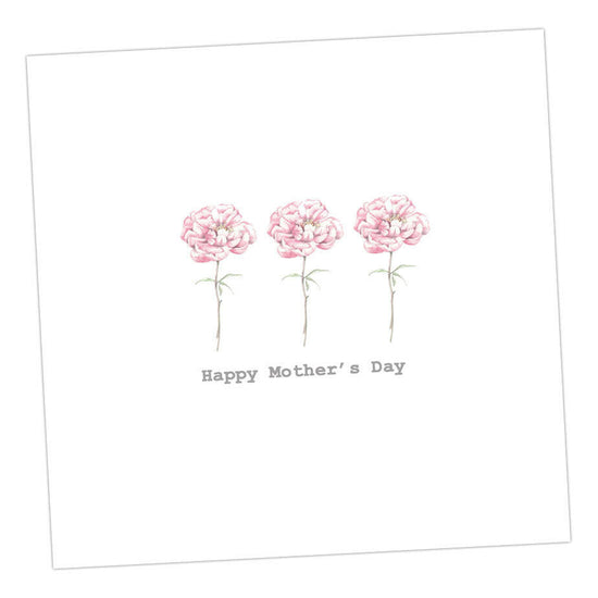 Peonies Mother's Day Card Greeting & Note Cards Crumble and Core 12 x 12 cm  