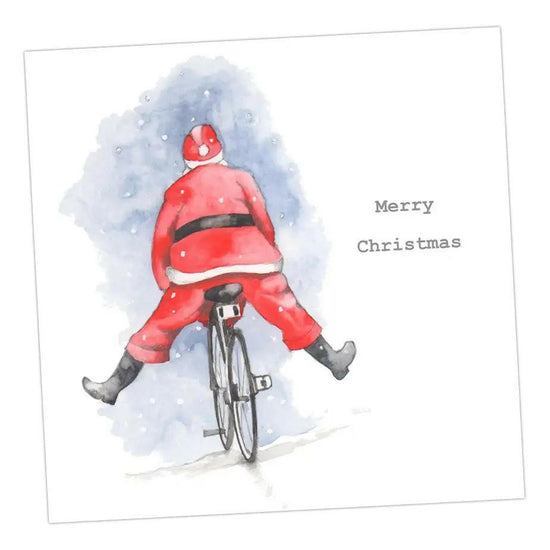 Santas Commute Christmas Card Greeting & Note Cards Crumble and Core 12 x 12 cm  