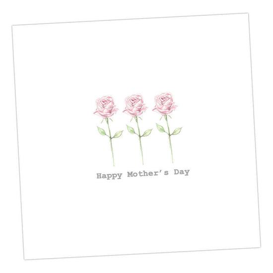 Roses Mother's Day Card Greeting & Note Cards Crumble and Core 12 x 12 cm  