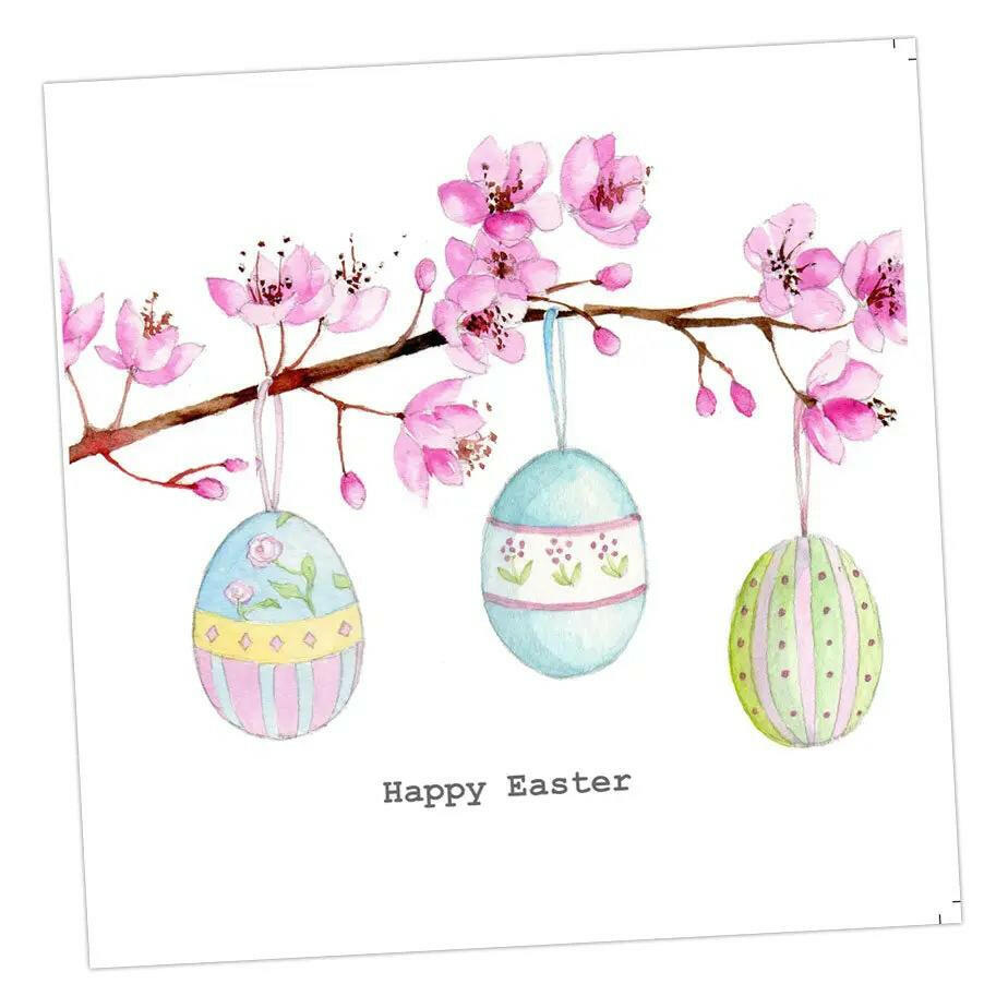 Easter Blossom Greeting Card Greeting & Note Cards Crumble and Core 12 x 12 cm  