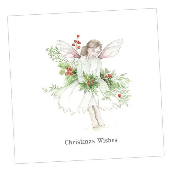 Christmas Tree Fairy Greeting Card Greeting & Note Cards Crumble and Core 12 x 12 cm  