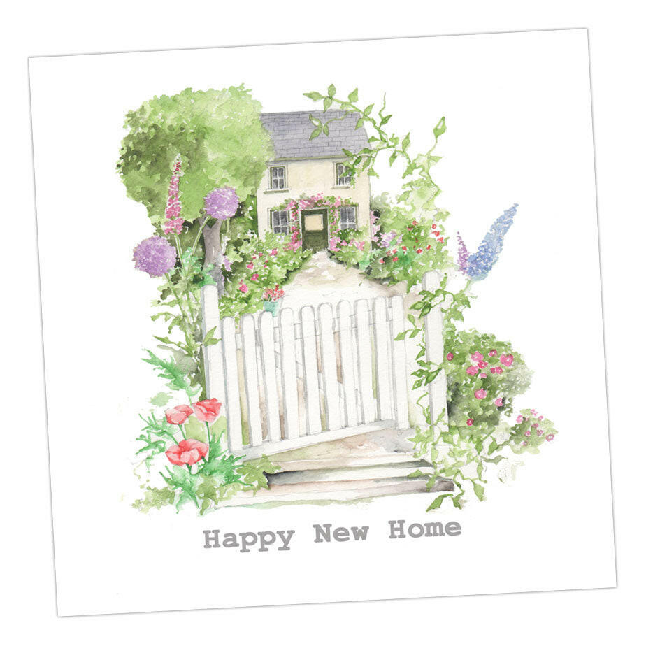 Country Cottage New Home Greeting Card Greeting & Note Cards Crumble and Core 12 x 12 cm  