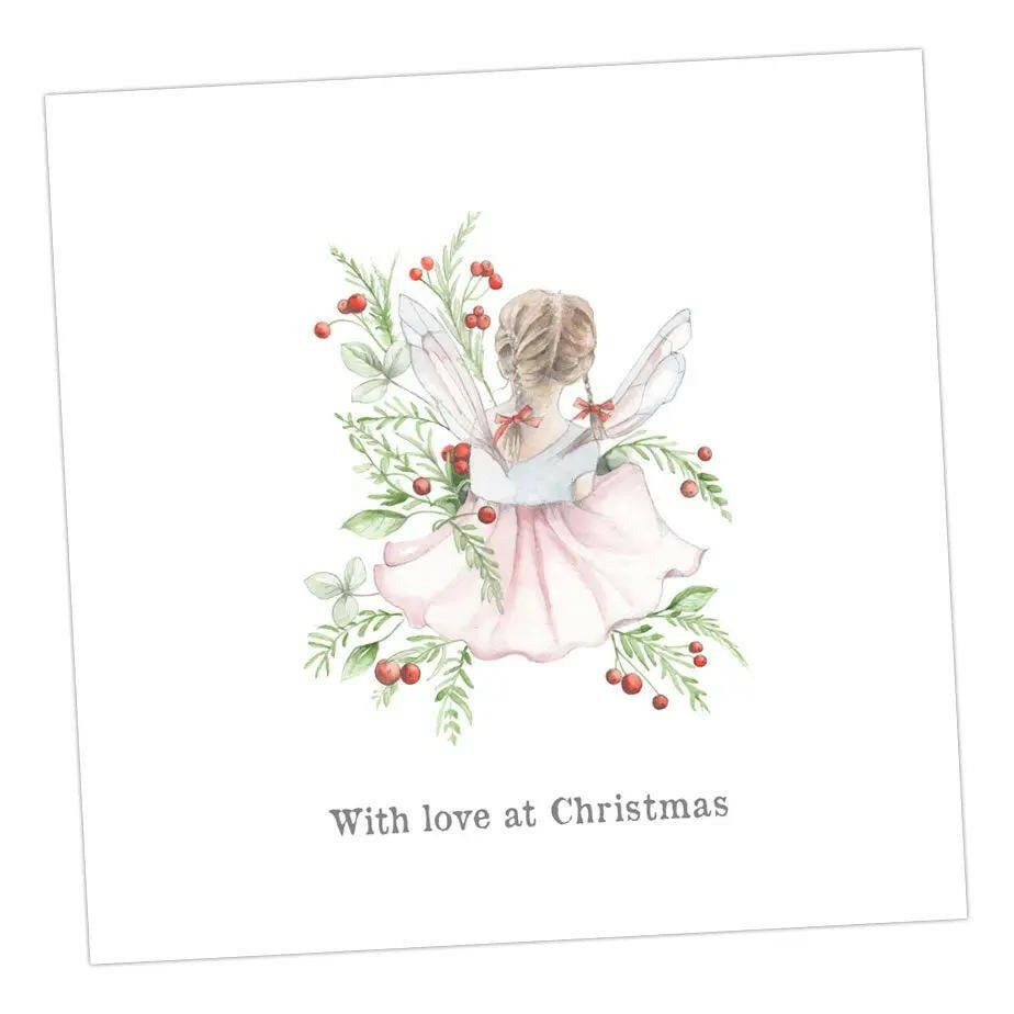 Little Christmas Fairy Card Greeting & Note Cards Crumble and Core 12 x 12 cm  