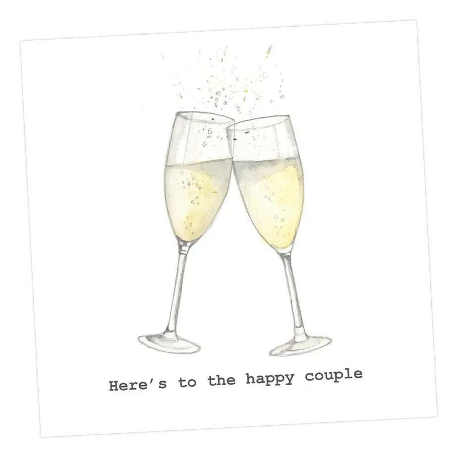 Happy couple Card Greeting & Note Cards Crumble and Core   