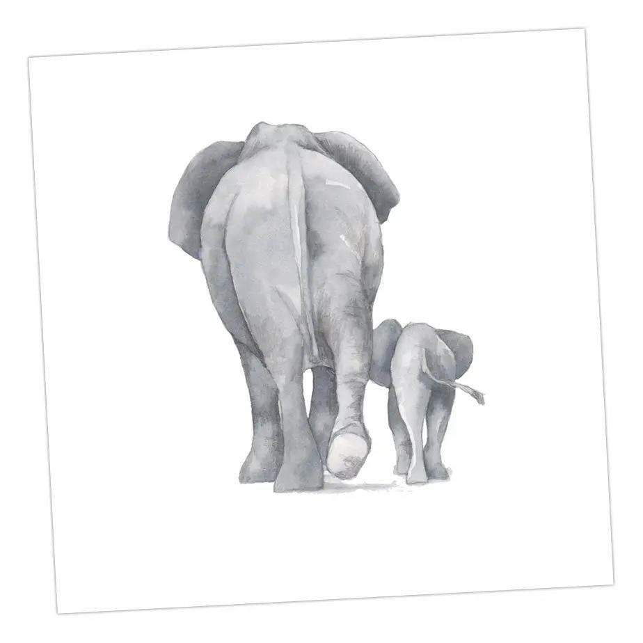 Baby Love Elephants Card Greeting & Note Cards Crumble and Core   