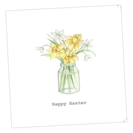 Daffodils Easter Jar Card Greeting & Note Cards Crumble and Core   