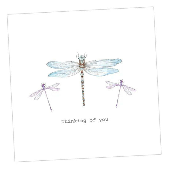 Dragonfly Thinking Of You Greeting Card Greeting & Note Cards Crumble and Core   