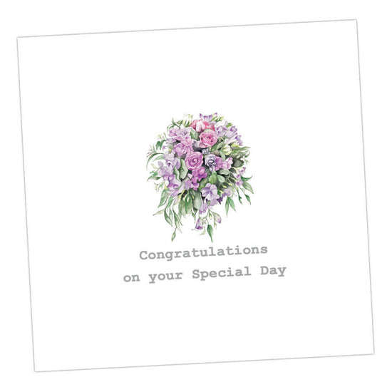 Wedding Bouquet Card Greeting & Note Cards Crumble and Core   