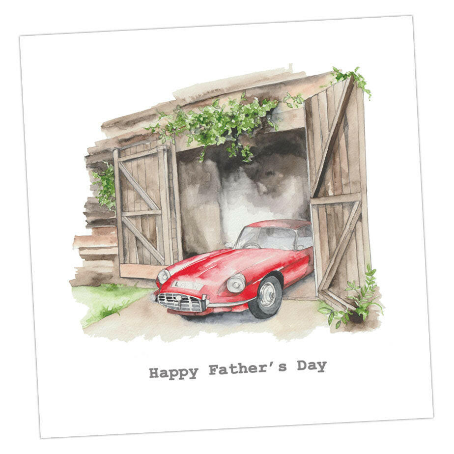 Vintage Car Father's Day Card Greeting & Note Cards Crumble and Core   