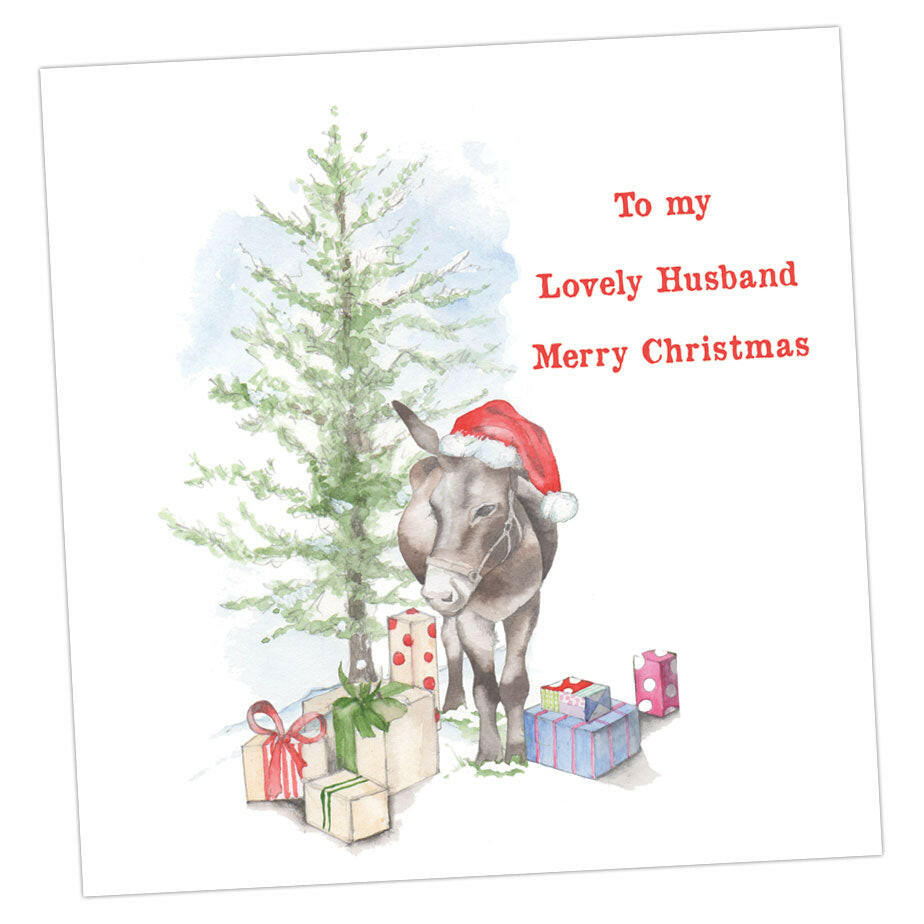 Christmas Donkey Greeting Card Greeting & Note Cards Crumble and Core   