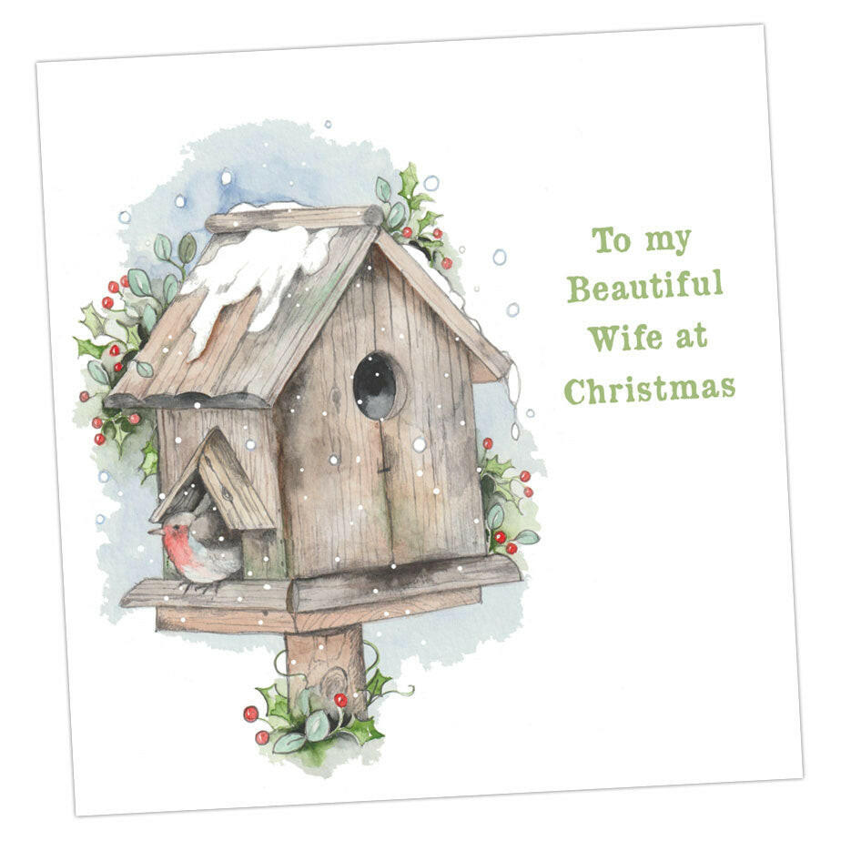 Christmas Wife Card Greeting & Note Cards Crumble and Core   